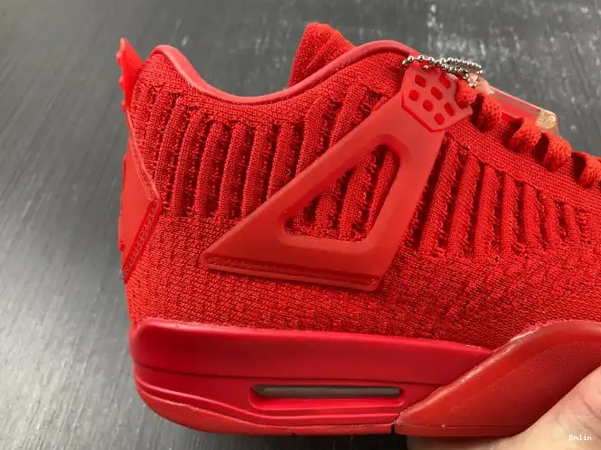 Bmlin Shoes 4 Retro Red Flyknit AQ3559-600 Jordan 0524